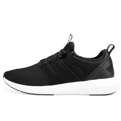 

PEAK mens casual shoes Korean version of the trend sports running fashion wild one pedal lazy shoes DE810441 black 45 yards