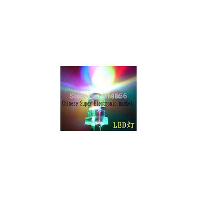 

20PCS 5mm RGB 7 color fast flash LED light-emitting diode (LED) New products and ROHS
