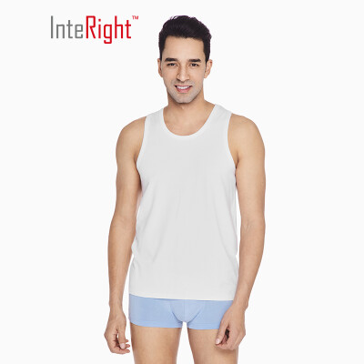 

INTERIGHT vest male modal cotton stretch vest hemp gray L