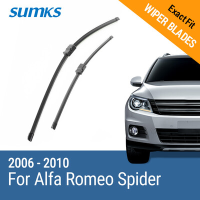 

SUMKS Wiper Blades for Alfa Romeo Spider 23"&18" Fit Side Pin Arms 2006 2007 2008 2009 2010