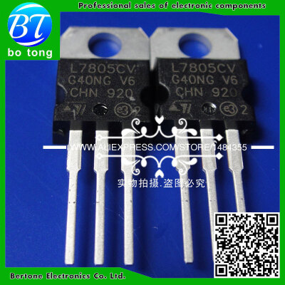 

10pcs L7805CV L7805 7805 Voltage Regulator 5V 15A TO-220