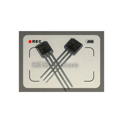 

1000PCS Transistor BC547C BC547 0.1A/45V NPN transistor TO-92