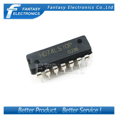 

10PCS HD74LS10P DIP14 HD74LS10 DIP SN74LS10N 74LS10 new and original IC free shipping