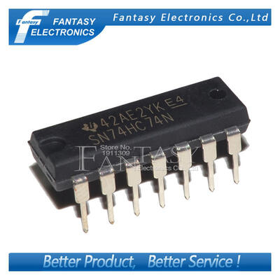 

10PCS SN74HC74N DIP14 SN74HC74 DIP 74HC74 new&original IC free shipping