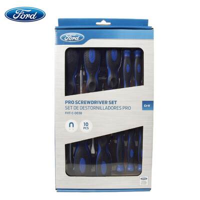 

Fodr Tools High Quality Chrome Vanadium Steel Screwdriver Set Screwdriver Set Cross Type Screwdriver Combination Tool Household 10 Piece Repair Set FHT-C-0038