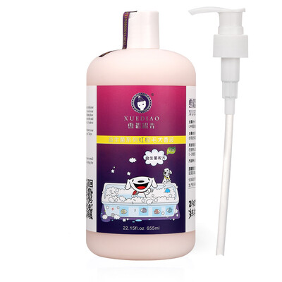 

Jingdong JOY joint name XUEDIAO dog shower gel cat dog pet shampoo shower gel lifting color soft red brown hair for probiotics plus amount 655ml