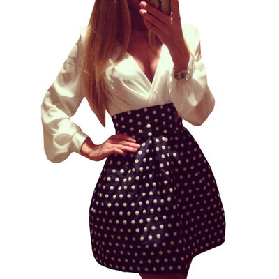 

Lovaru ™summer style 2015 new women dress fashion sexy dresses long sleeve tunic dress casual style