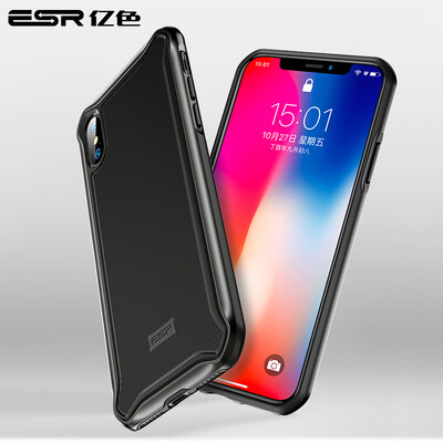 

ESR iPhone X Мобильная оболочка / Защитная крышка Пассивные Apple X Mobile Shell Anti-fall Shock Absorption Сильная защита PC + TPU Alibaba Era Shield Series Gun Grey