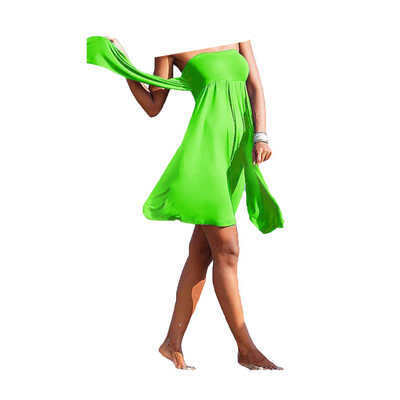 

Vanker Womens Sexy Push-up Wrapped Chest Pad Dress Skirt Swimwear Swimsuit Swimdress