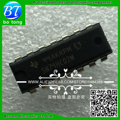 

10pcs free shipping 74HC02N 74HC02 SN74HC02N SN74HC02 DIP-14