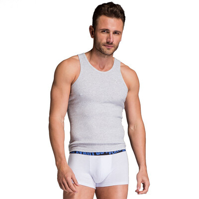 

Playboy Vest Men &39s Cotton Slim Leisure Sports Bottom Khan Satin