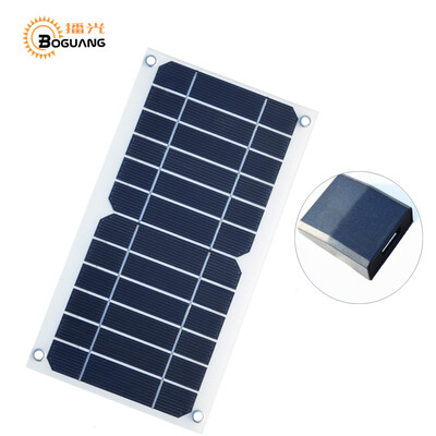 

Boguang Waterproof mobile phone iPhone Power Bank semi flexible 5W solar panel cell USB output charger 1A with Voltage Regulator