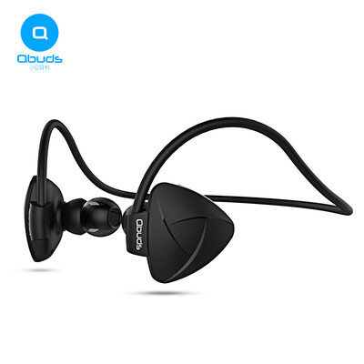

Qbuds E1 Wireless Bluetooth Headset Head-mounted Lightweight Sports Headphones Running Binoculars Rear-worn Portable Headset Support Sony psvr Gaming Headset Black