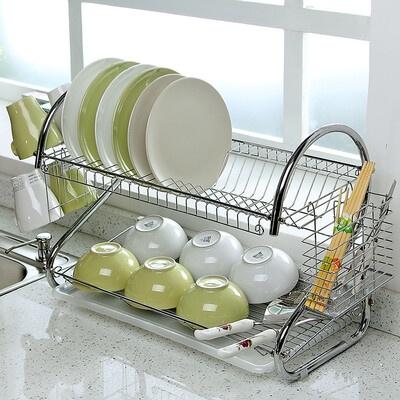 

Ou Runzhe dish rack 22 inch kitchen tableware cutlery drain knife dishes cup holder