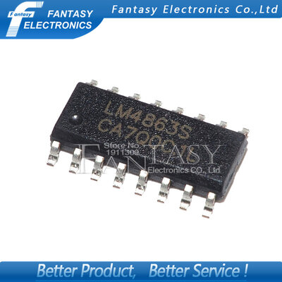 

10PCS LM4863 SOP16 LM4863S SOP SMD new&original IC free shipping