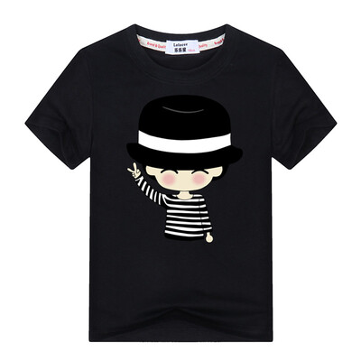 

Cool summer boys short sleeve cotton green T-shirt cute boy design printing patterns Kids Boys casual summer Tops Tees