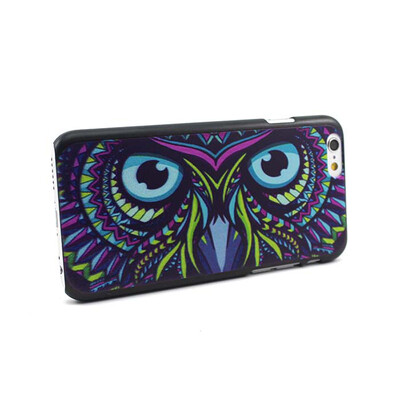 

Animal Tribe Cartoon Painting Hard Case Skin Protector Cover for iPhone 6 47" - Owl