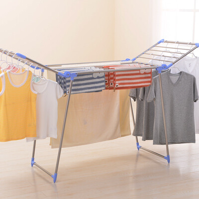 

Increasingly new European stainless steel drying rack floor folding drying rack free installation large size drying rack RYX-02-022