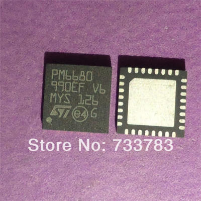 

5pcs/lot PM6680 6680 No Rsense dual step-down controller with adjustable voltages for notebook system power