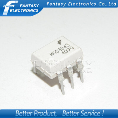 

10PCS MOC3043 DIP6 DIP new and original IC free shipping