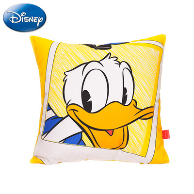 

Disney cartoon style pillow sofa cushion office pillow bed backrest car waist cushion lumbar pillow pad genuine Disney Donald Duck super soft 4545cm