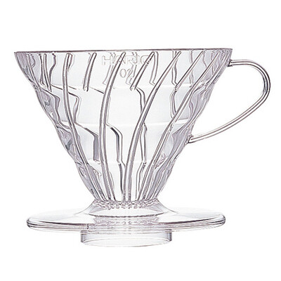 

HARIO Japan imported V60 series of heat-resistant resin 02 coffee filter VD-02T transparent color
