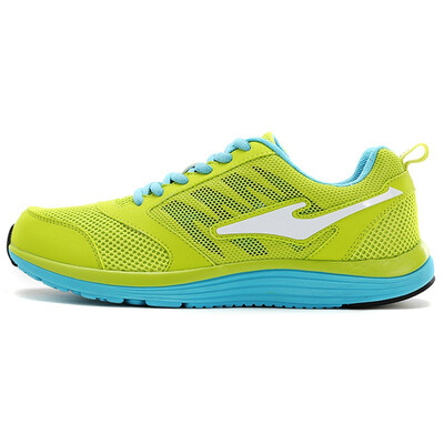 

ERKE (ERKE) male models light and comfortable colorful mesh running shoes 51115203014 lime green / river blue 44 yards