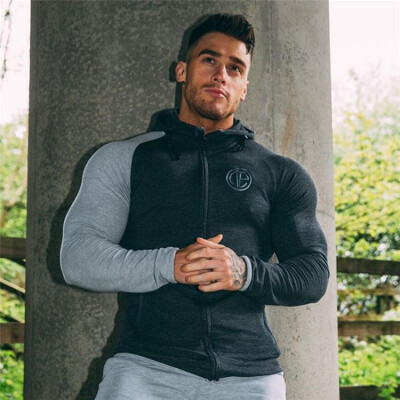 

Muscle Dr Trend Mens Sports Hooded Coats Training Workout Sweatshirts Sweatshirts