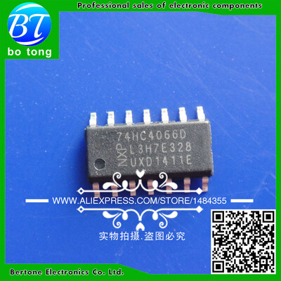 

50pcs free shipping SMD 74HC4066 744066 74HC4066D Quadruple Bilateral Switch SOP-14
