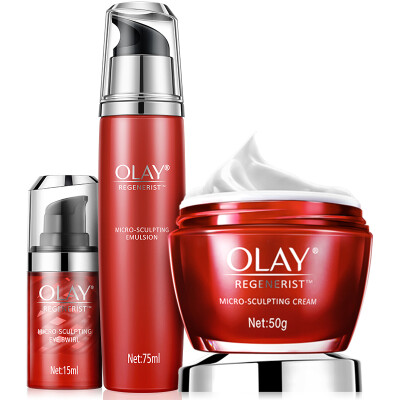 

[Jingdong Supermarket] Olay Oil Olay Уход за кожей Комплект новорожденного пластикового лица Gold Pure Cosmetic Set (красный крем для бутылок 50 г + увлажняющий крем 75 мл + крем для глаз 15 мл)