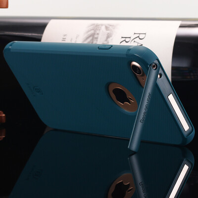 

For iPhone 8, iPhone 7 Case, Baseus Bracket Series Magnetic Hidden kickstand Ultra Thin Slim Back Case Cover Case Blackish Green