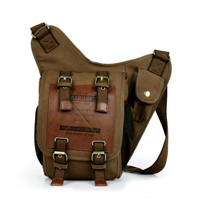 

Fashion Vintage Men Messenger Bags Casual Outdoor Travel Hiking Sport Casual Chest Canvas Small Retro Military Shoulder Bag