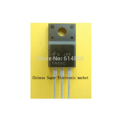 

100PCS FQPF6N80C FQPF6N80 6N80C TO-220F IC