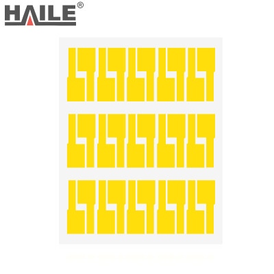 

Haile A4 self-adhesive label paper machine room network cabling stickers cable label paper P type green BQ-PD 50 sheetsbag