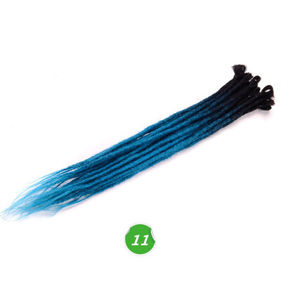 

24 inch Dreadlocks Hair Extensions Purple Ombre Crochet Hair 5 Strands Synthetic Crochet Braid Hair For Women