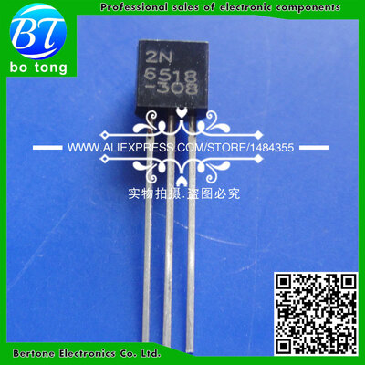 

2N6518 TRANSISTORS PNP 0.5A 250V TO-92 6518 10pcs/bag