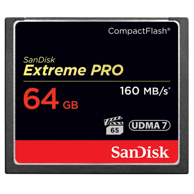 

SanDisk 64GB Read speed 160MB / s Write speed 150MB / s Extreme speed CompactFlash memory card UDMA7 CF card