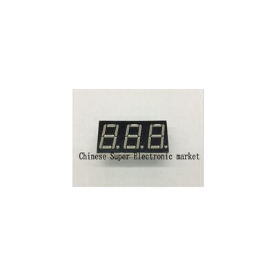 

10PCS 0.56 inch Common Anode 3 Digit 7 Segment Red Light Digital tube