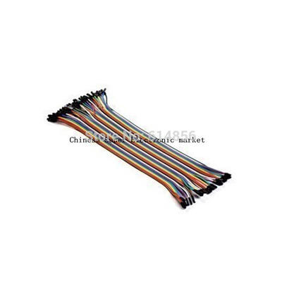 

80pcs 2 Raw X 40pcs Female to Female Dupont wire cable Line 1p-1p pin connector 20cm 254mm