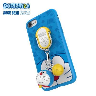 

ROCK BEAR Apple 87 Doraemon Mobile Shell Silicone Fall Protection Cover Bracket for iPhone 87 47 Inch Blue