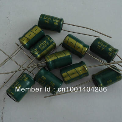 

100pcs/lot High quality electrolytic capacitor 470UF 16V