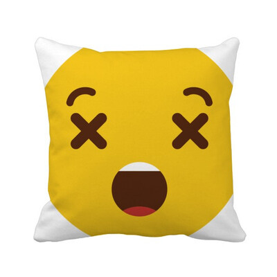 

Confuse Yellow Cute Online Chat Emoji Square Throw Pillow Insert Cushion Cover Home Sofa Decor Gift
