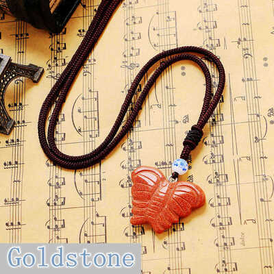 

1PCS Butterfly Party Long Necklace Natural Stone Jewelry Womens Accessories Gem Viking Sereia Perfume Feminino Overwatch Lgbt