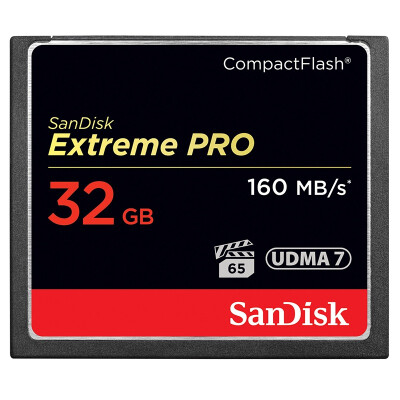 

SanDisk (SanDisk) Скорость чтения 32GB 160MB / s скорость записи 150MB / s Экстремальный Ультра скорость CompactFlash карты UDMA7 CF карты