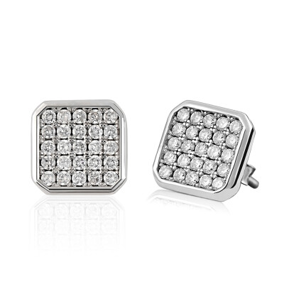 

Yoursfs® 925 Silver Simulated Diamond Plate Earring Fashion Silver Jewelry