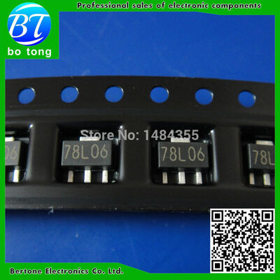 

100PCS free shipping 78L06 6V SOT-89
