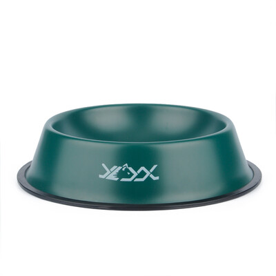 

British impression dog bowl dog bowl cat bowl cat food bowl pet feeding drinking water drinking rice bowl pet dog rabbit supplies small medium&large dog food utensils water green -medium