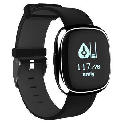 

GASON GASON smart bracelet P2 heart rate blood pressure monitoring pedometer sports bracelet men&women lP67 depth waterproof call QQ WeChat message vibration reminder pure black