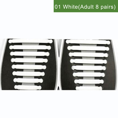 

JUP8 Sets 128 Pcs New Creative Design Unisex Women Men Athletic Wear No Tie Shoelaces Elastic Silicone Laces All Sneakers Sport