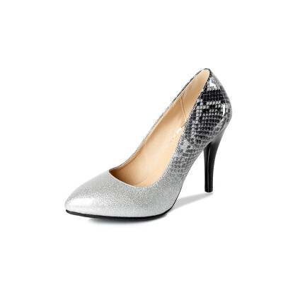 

LWSHOES Fashion High Heel Women Shoes Party Wedding Serpentine Shoes For Woman Plus Size 115512